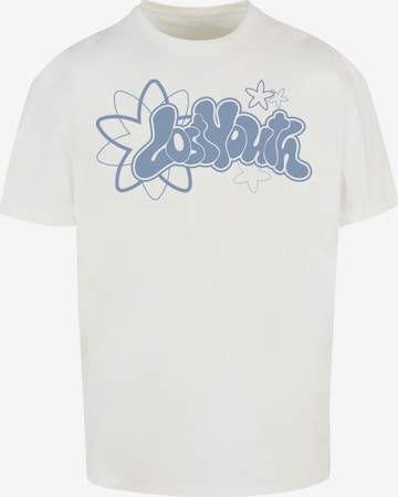 T-Shirt 'Starry Silhouette' Lost Youth en blanc : devant