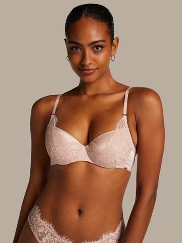 Push-up Sutien 'Chalice' de la Hunkemöller pe roz: față