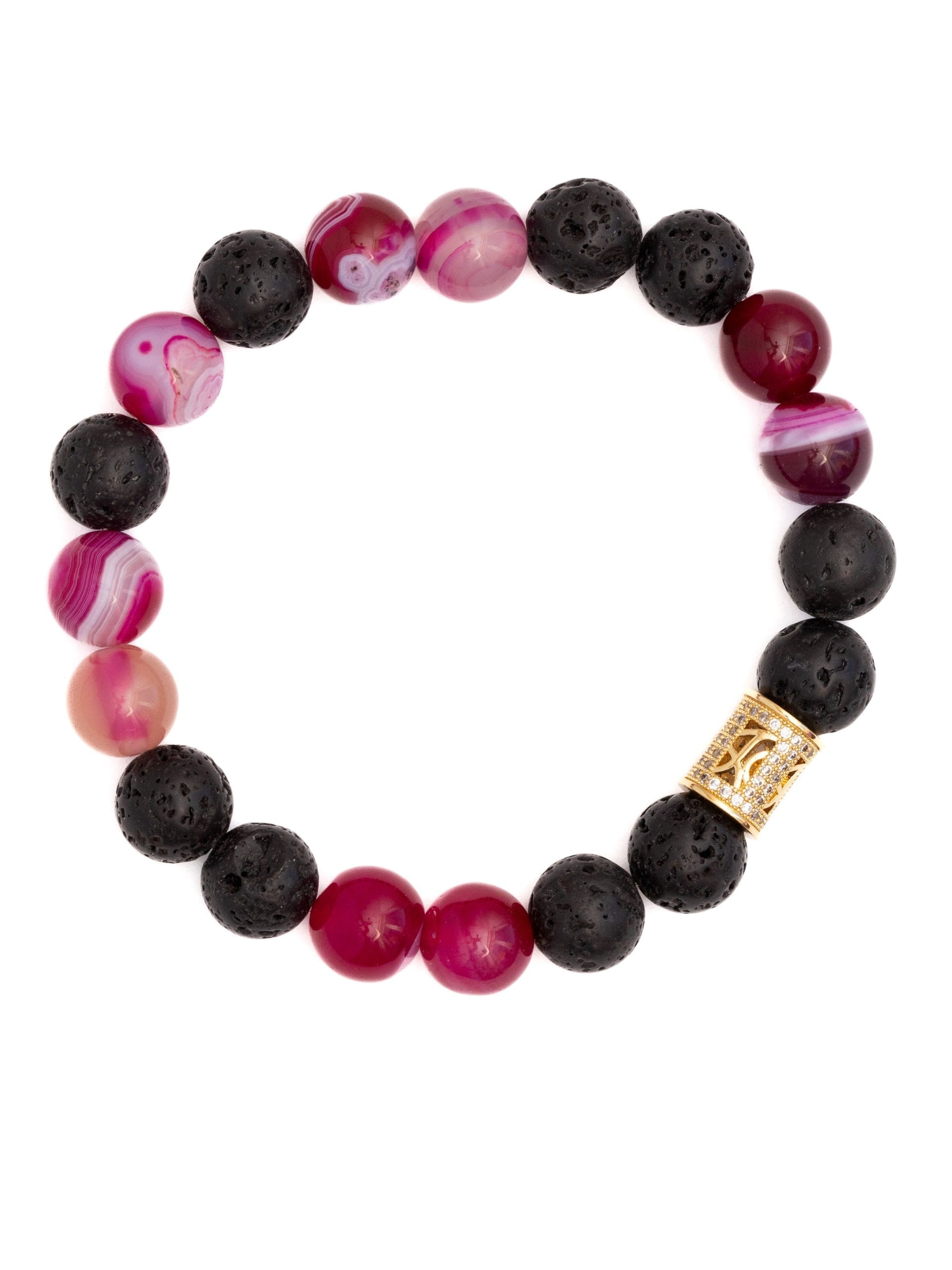 Secret Stones Bracelet 'Silent Power' in Mixed colors: front