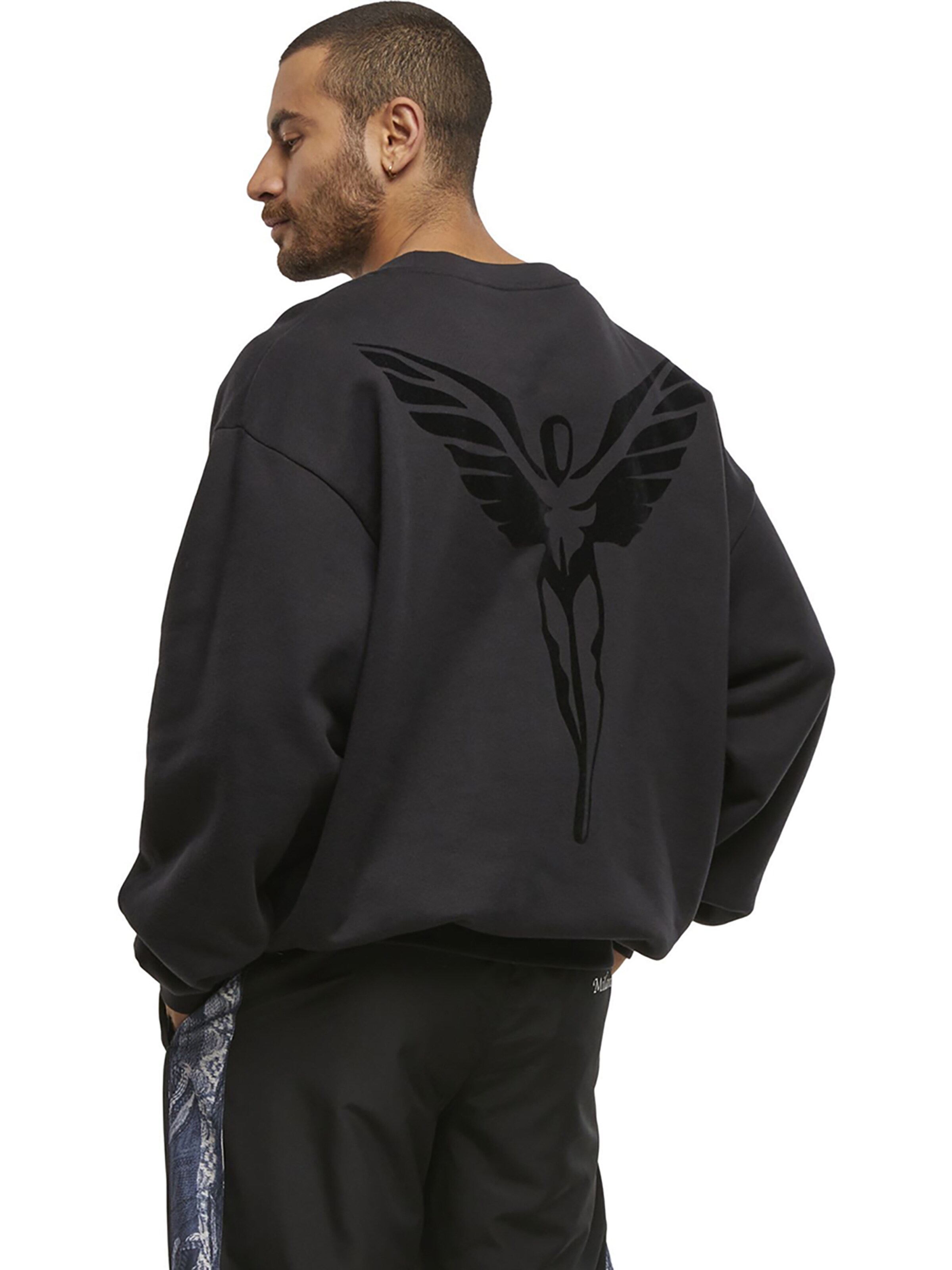 Colucci Sweatshirt 'Ikarus' in Schwarz