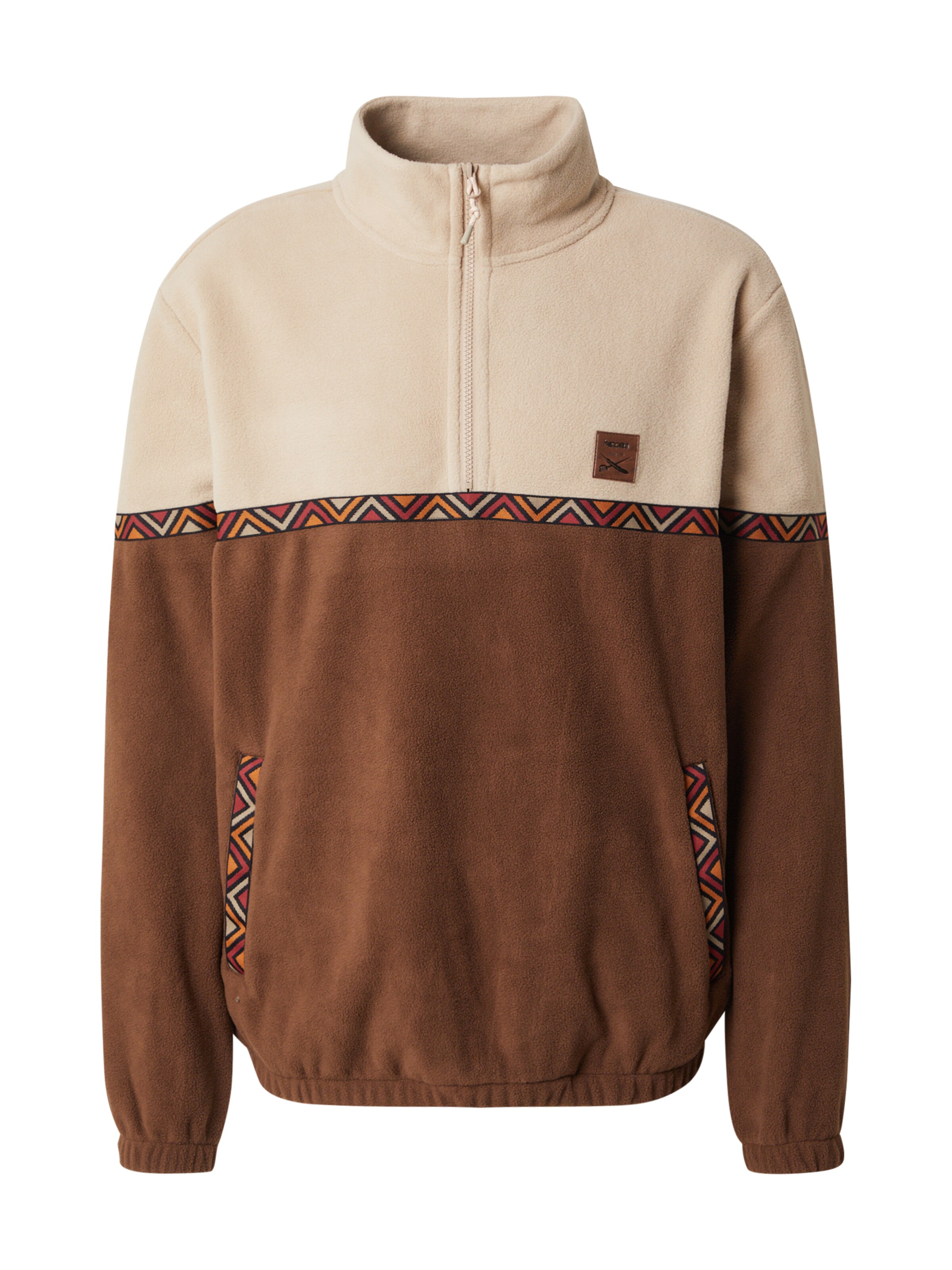 brūns Iriedaily Džemperis 'Monte Noe': no priekšpuses