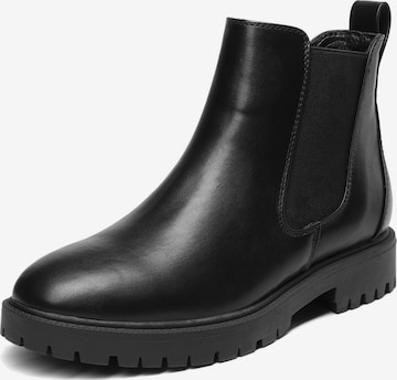 Boots 'DREAM PAIRS Damen Chelsea Boots Klassische Stiefeletten' di Dream Pairs in nero: frontale