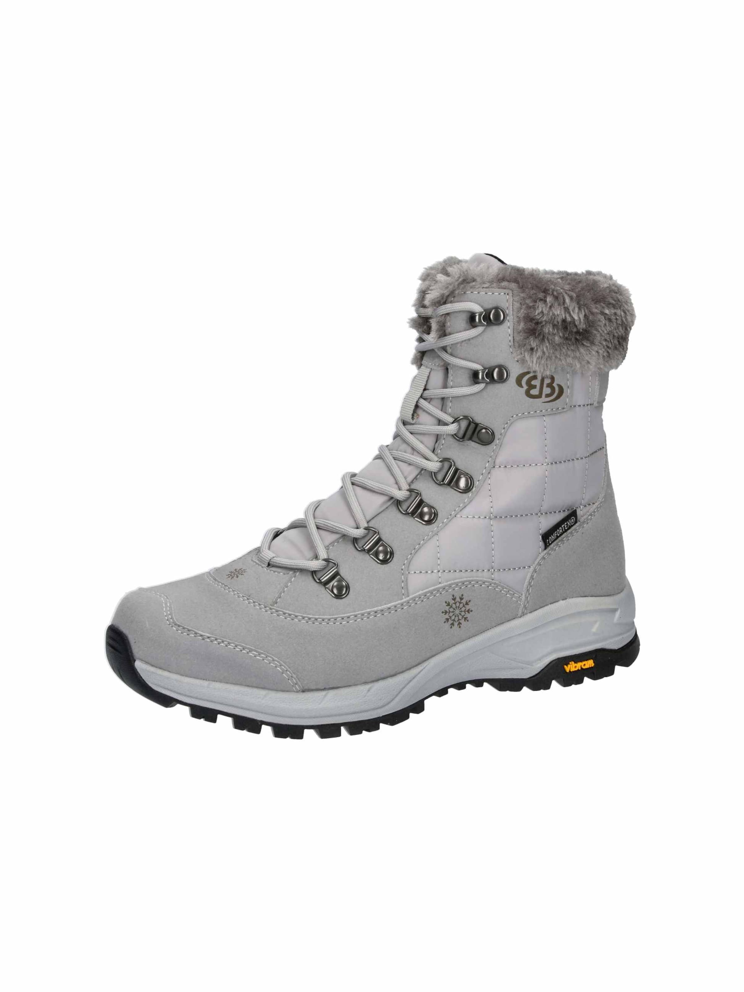 Brütting Boots 'Himalaya' in Grey: front