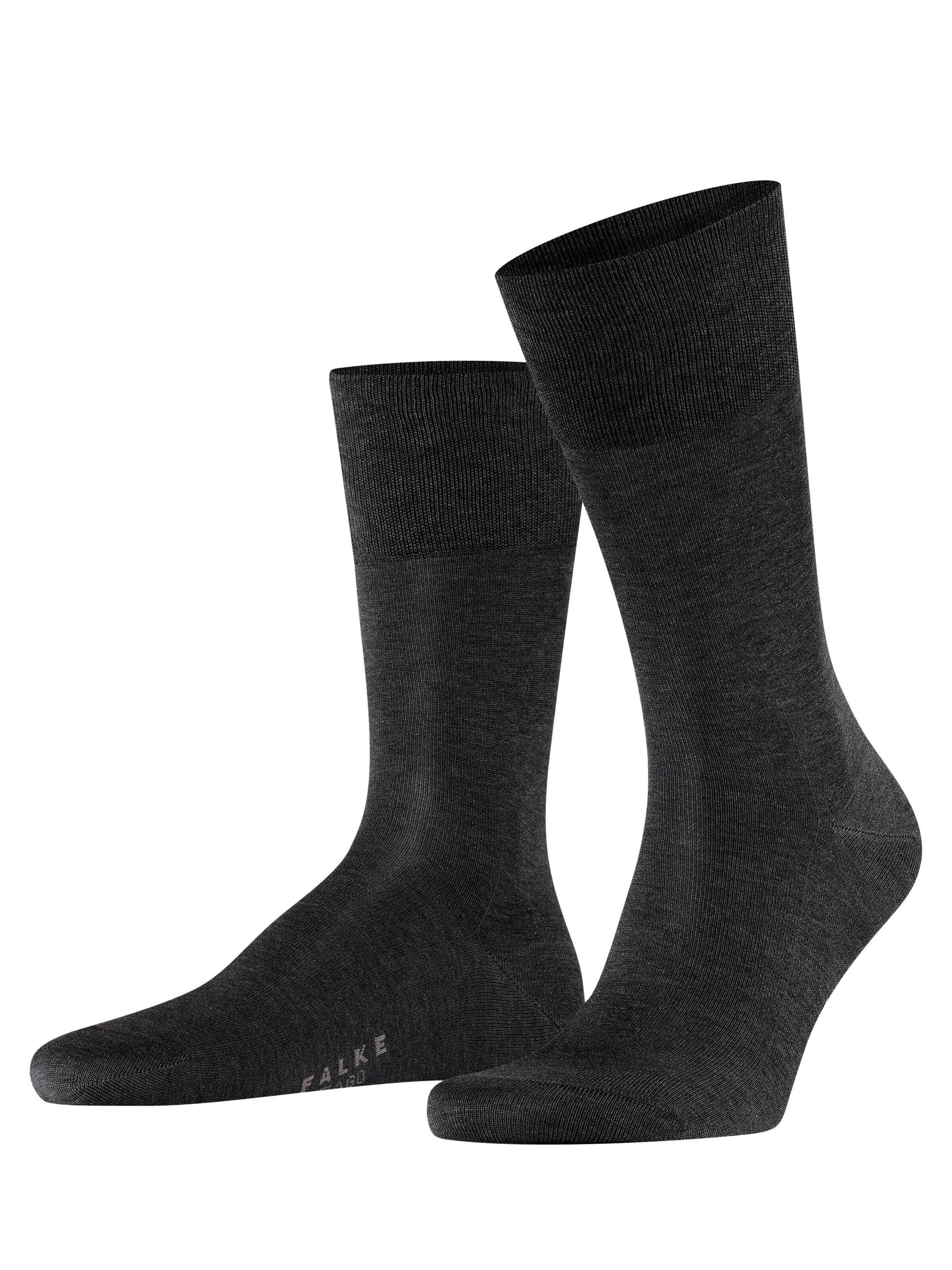FALKE Socken 'Tiago'‌‌‌‌ in Grau: Vorderseite