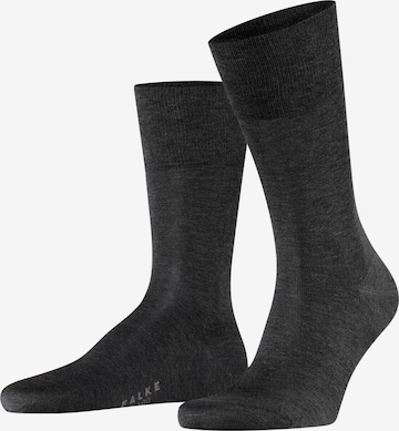 FALKE Socken 'Tiago' in Grau: Vorderseite