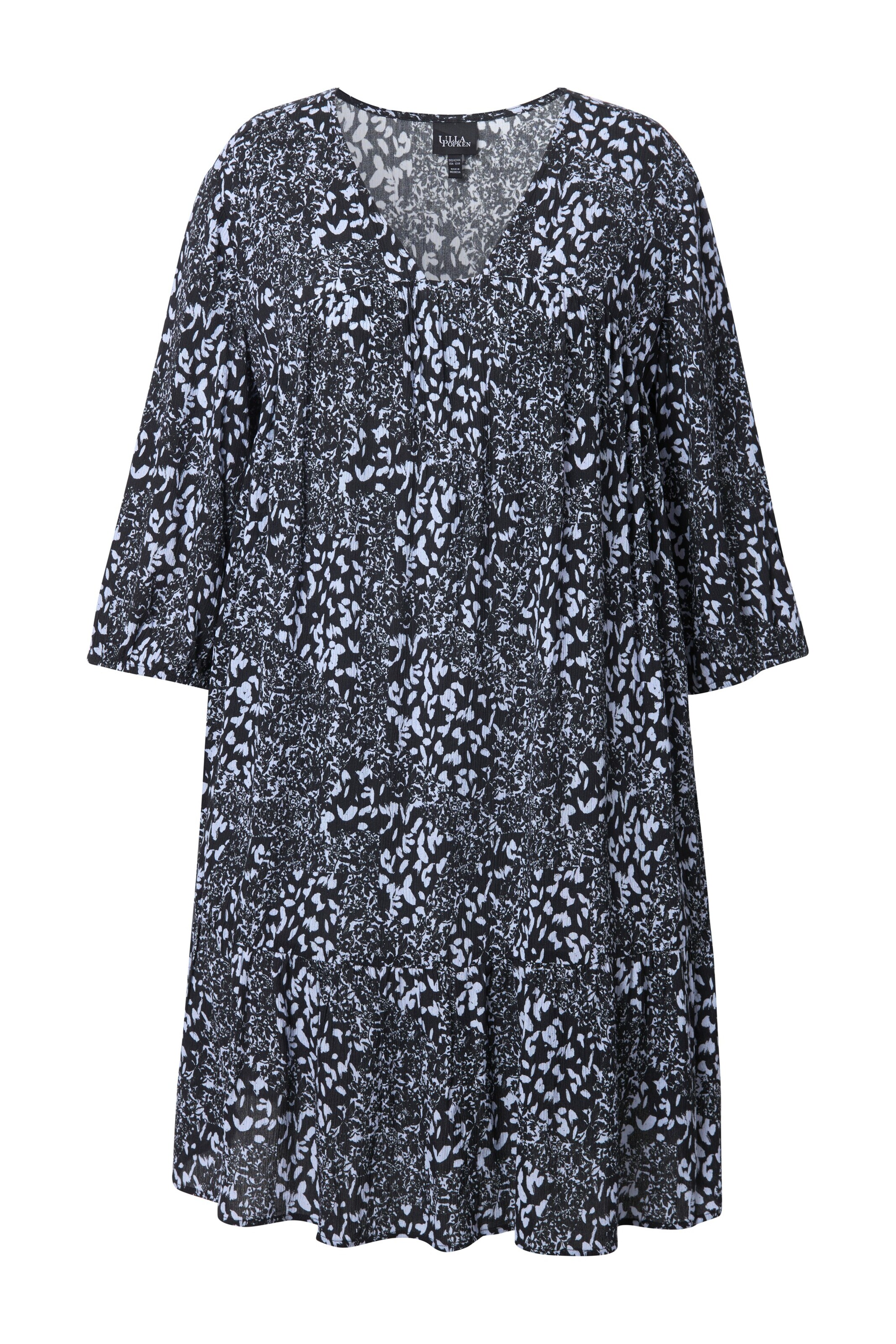 Ulla Popken Kleid in Blau: Vorderseite