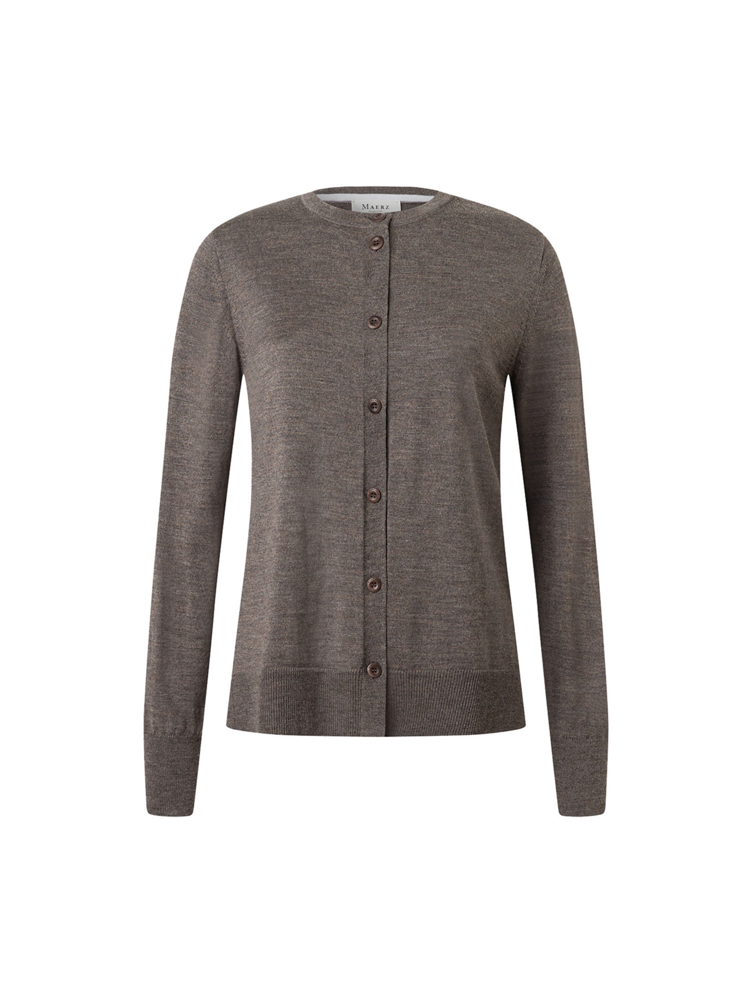 Cardigan MAERZ Muenchen en marron : devant