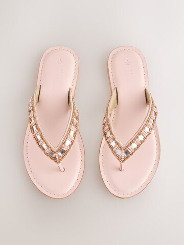 Next T-bar sandals 'Forever Comfort' in Pink