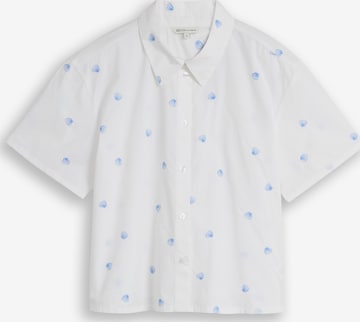 balta TOM TAILOR DENIM Palaidinė: priekis