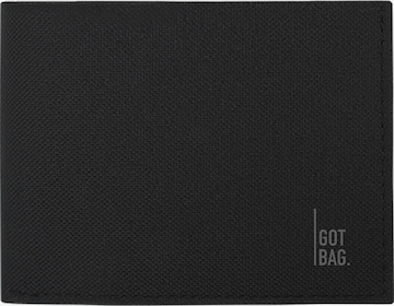 Portamonete di Got Bag in nero: frontale