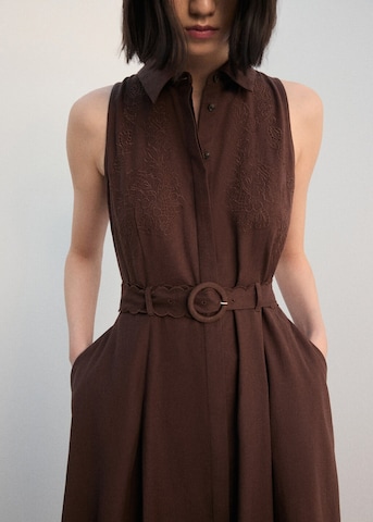 MANGO Kleid 'Bloomer-h' in Braun