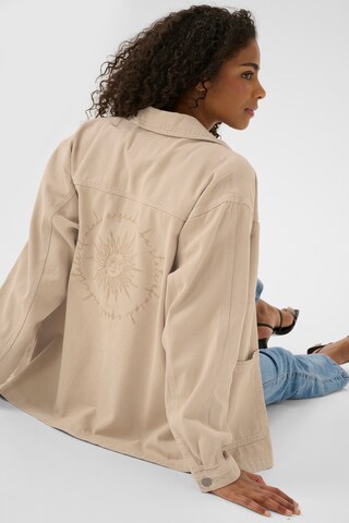 Veste mi-saison 'Orion' Kaffe en beige