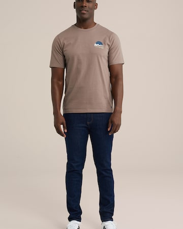 T-Shirt WE Fashion en marron