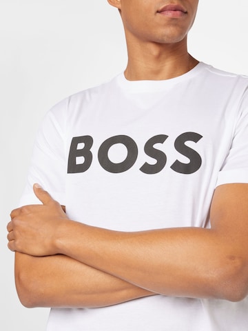 Tricou de la BOSS Green pe alb