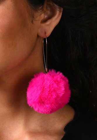 SOHI Earrings 'Eva' in Pink