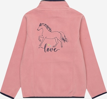 SALT AND PEPPER Fleece Jacket 'Wild Horses' in Pink