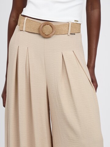 Wide Leg Pantalon à pince Influencer en beige