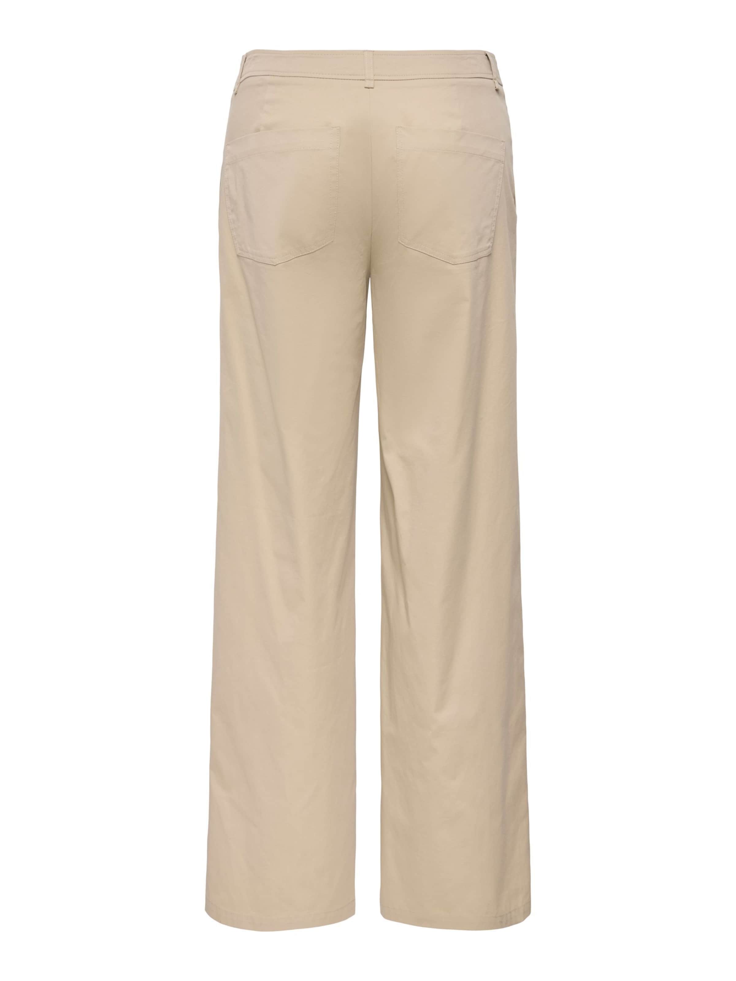 Wide Leg Pantalon chino 'ONLTanny' ONLY en beige