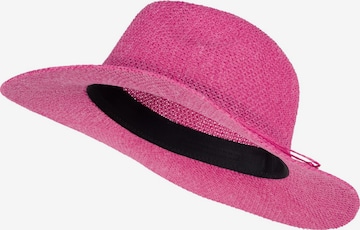 styleBREAKER Hut 'Panama Strohhut' in Pink: Vorderseite