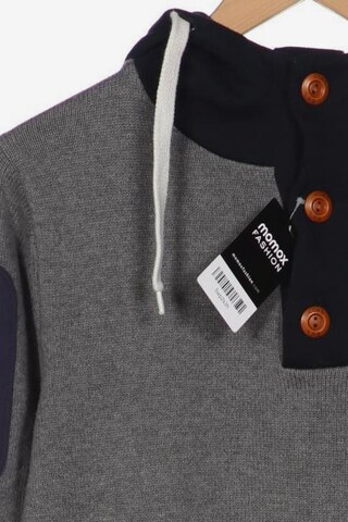 JACK & JONES Sweatshirt & Zip-Up Hoodie in M in Grey