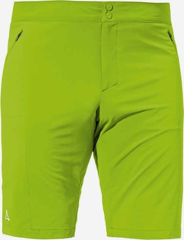 Schöffel Regular Outdoor Pants 'Hestad' in Green: front