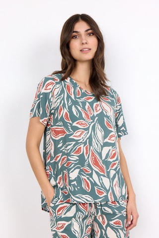 Soyaconcept Blouse 'Leda' in Groen: voorkant