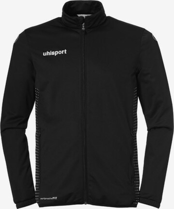 UHLSPORT Athletic Jacket in Black: front