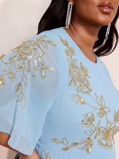 Friends Like These Dress in 56 in Light blue / Gold, Item view