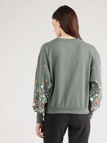 ONLY Sweatshirt 'BROOKE' in Groen