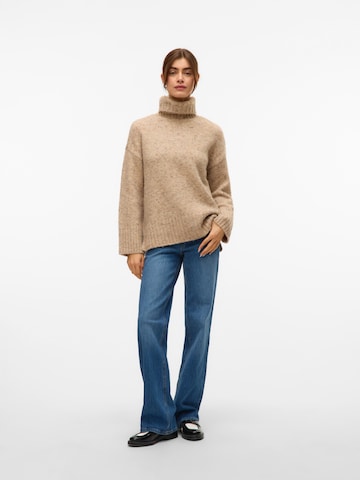 VERO MODA Pullover 'VMINGRID' i beige