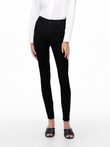 JDY Skinny Jeans 'Tulga' in Zwart: voorkant