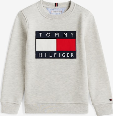 TOMMY HILFIGER Mikina 'HERITAGE' – šedá: přední strana