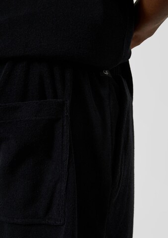 QS Loosefit Broek in Zwart