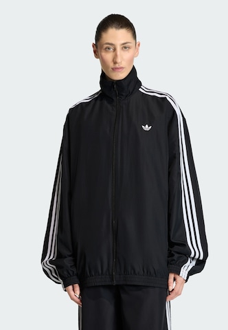 ADIDAS ORIGINALS Jacke 'Firebird Adilenium' in Schwarz: Vorderseite