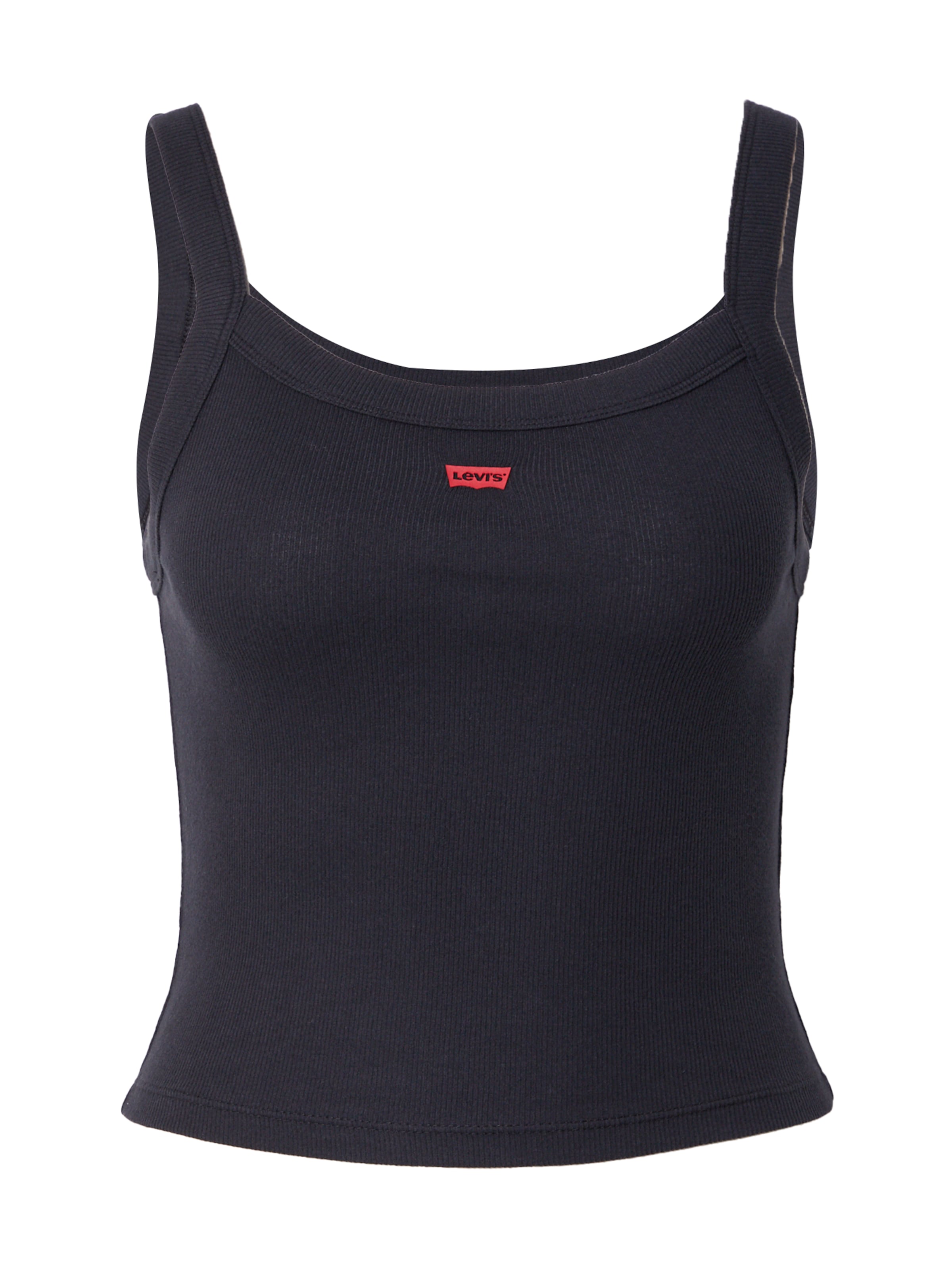 LEVI'S ® Топ 'Essential Sporty Tank Top' в черно: отпред