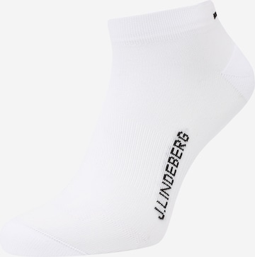J.Lindeberg Αθλητικές κάλτσες σε λευκό: μπροστά