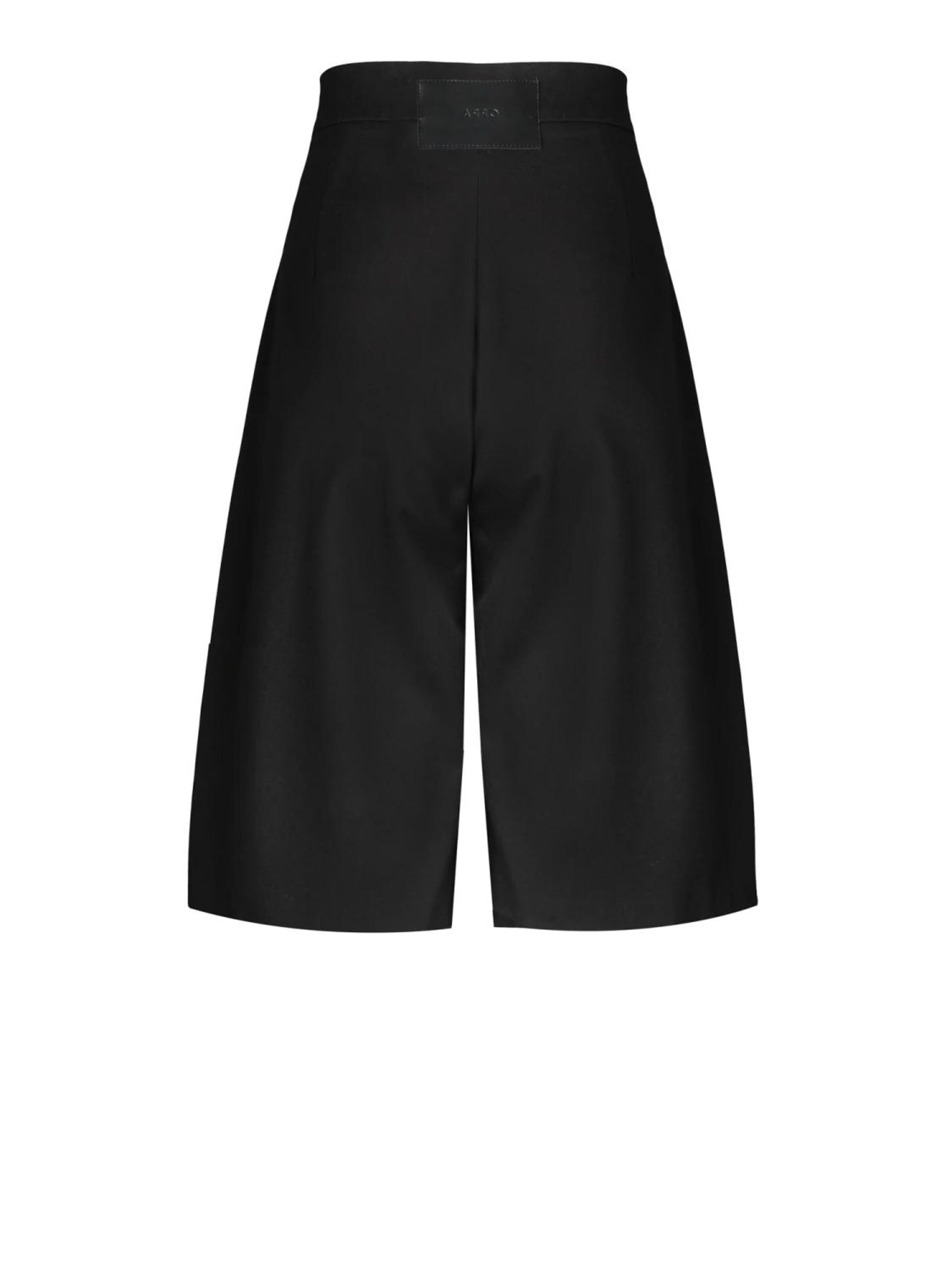 OPRA Flared Pleat-front trousers in Black