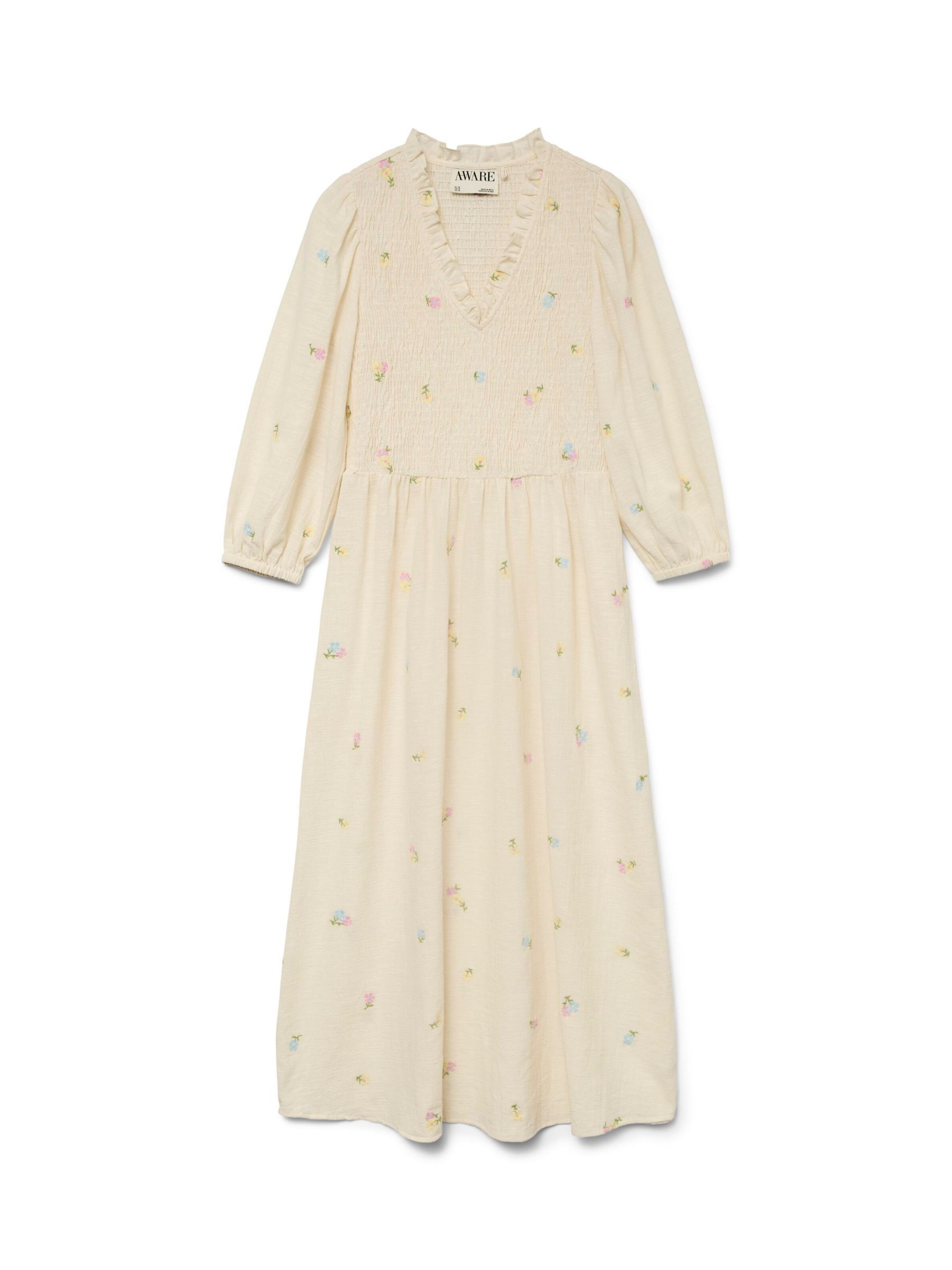 Robe 'VMRUPA' VERO MODA en beige : devant
