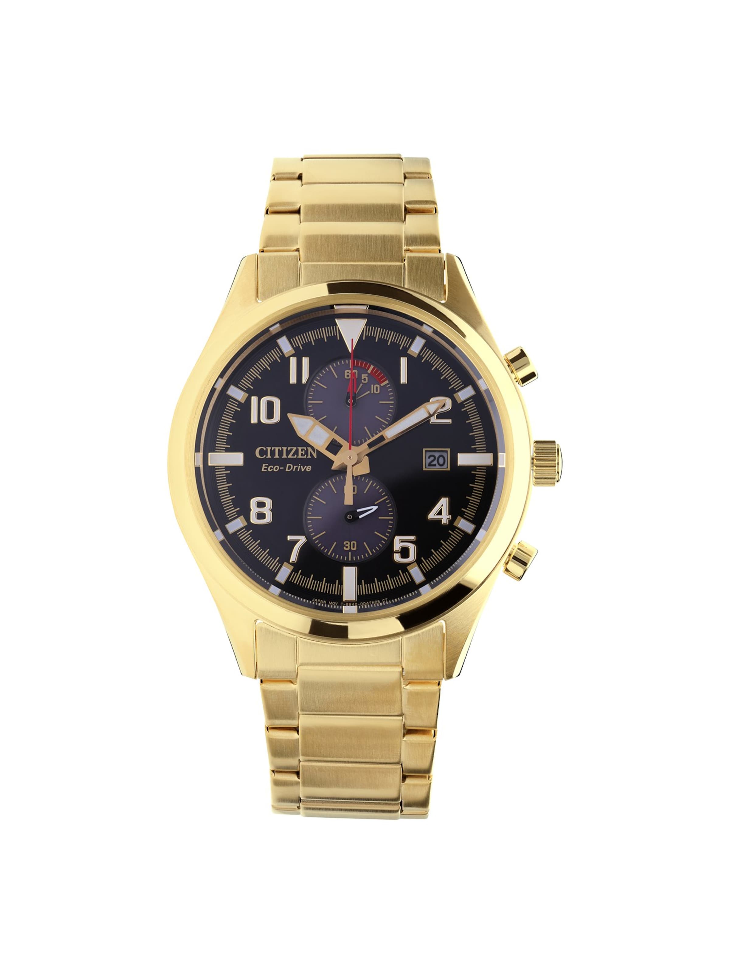 CITIZEN Analoog horloge in Goud: voorkant