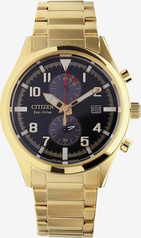Montre à affichage analogique CITIZEN en or : devant