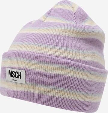 MSCH COPENHAGEN Beanie 'Mojo' in Purple: front