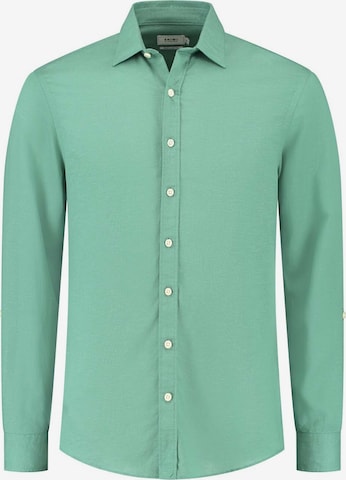 Shiwi - Regular Fit Camisa 'Lucas' em verde: frente