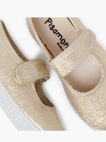 Ballerines Pisamonas en or