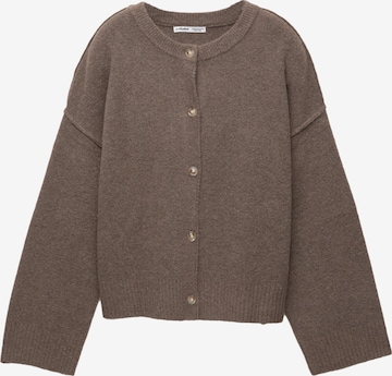 Pull&Bear Kardigán - Hnedá: predná strana