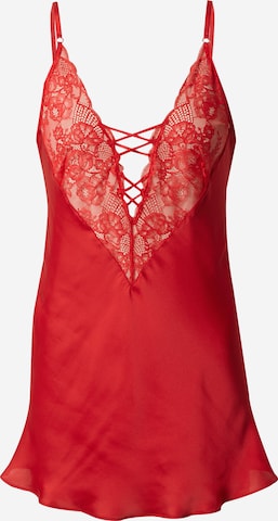 Hunkemöller - Camisa de noite 'Kaely' em vermelho: frente