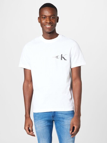 Calvin Klein Jeans Shirt in White: front