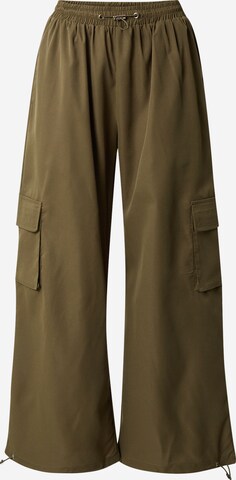 SISTERS POINT Wide leg Trousers 'NECA' in Green: front