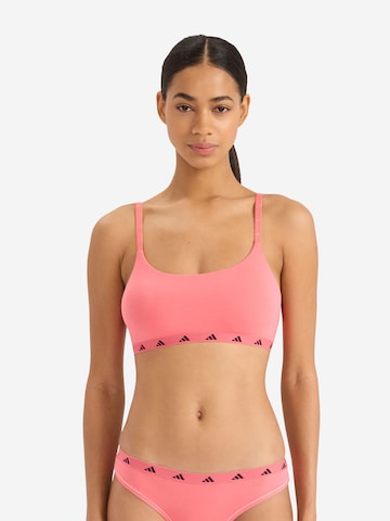 ADIDAS SPORTSWEAR Bralette Bra ' Sport Active Essentials Cotton ' in Pink: front