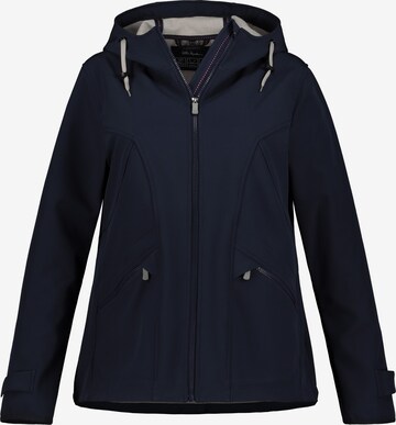 Ulla Popken Between-Season Jacket in Blue: front