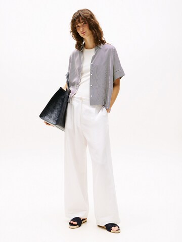 TOMMY HILFIGER Bluse in Blau